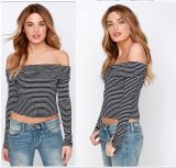 Wholesale Summer Women Tops Knnited Sexy Ladies Blouse