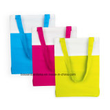 Custom Made Logo Printed Cotton Canvas Colorful Promotional Shopping Craft Totes Bag