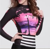 2016 Fashion Design Lady's Wetsuit & Long Sleeve Sportwear (CL-725)