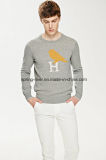 100%Cotton Patterned Pullover Men Sweater