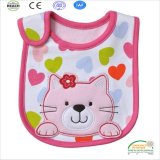 Waterproof Eco Friendly Polyester Baby Bib with Cute Printing