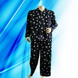 100% Cotton Allover Print Flannel Man's Pajamas