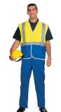 High Visibility Safety Coverall Made of Oxford Fabric