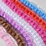 High Quality Ruffles Sequins Lace for Garment Accessories