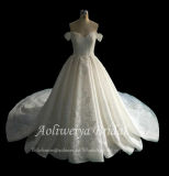 Aolanes Sweetheart A Line Cathedral Train Wedding Dress