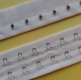 Ladies Underwear Accessories Pre-Shrink 4-Stitch Continuous Hook and Eye Tape-3/4 