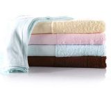 Factory High Quality Soft Customized Combed Bamboo Terry Bath Towel