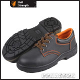Industrial Leather Safety Shoes with Steel Toe and Steel Midsole (SN5195)