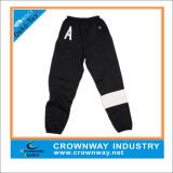 Men's Quick Dry Polyester Sweatpants with Elastic Leg Opening
