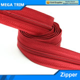 5# Red Nylon Zipper