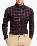 Top-Quality Men's Spring Checked Flannel Long-Sleeve Casual Leisure Shirts
