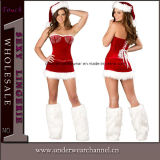 Wholesale Sexy Adult Party Santa Christmas Costume Fancy Dress (TDD80643)