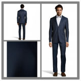 OEM Factory Price Customized Men's 100% Wool Dark Navy Slim Fit Trendy Suit Men Wedding Suit