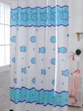 Blue Print Shower Curtains for Bath
