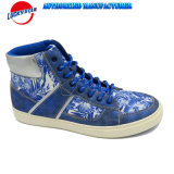 2017 New Design Style Casual Shoes for Man with Flower Print