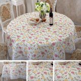 PEVA Tablecloth with Flower Printed