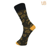 Men's Causal Sock with Custom Jacquard