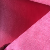 Lychee Design Red Microfiber Leather for Bags Shoes