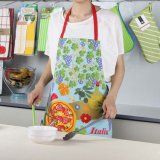 Home Women Bib Kitchen Apron with Pockets, Cotton Canvas, Machine Washable
