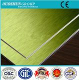 Brushed Gold Building Decoration Materials Aluminum Composite Panel Wall Panel