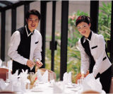Fashionable Housekeeping Hotel Uniform Clothes Hu-12