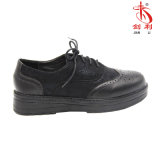 Classic England Style Casual Shoes with Industrial Decoration (POX93)