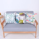 Digital Print Decorative Cushion/Pillow with Botanical&Floral Pattern (MX-93)