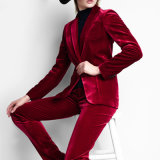 Bospoke Fashionable Fancy Design Red Color Fannel Suit
