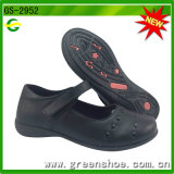 New Design Girls Black School Shoes From China (GS-2952)