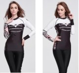 Anti-Static Lycra Long Sleeve Women's Wetsuit&Sportwear (CL-731)