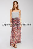 Tribal Print Cami Body Chifon Skirt Combo Long Maxi Dress