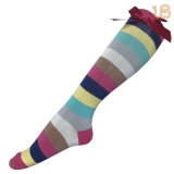 Women's Cotton Knee High Sock with Bow