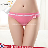 Hot Sale Ladies Cotton Panties Ventilate Womens Thongs with Bowknot Design