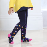 Baby Children Flower Butterfly Jacquard Cotton Full Terry Tights (TA511)