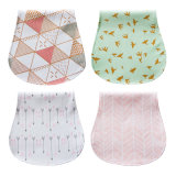 Absorb Cute Cotton Muslin Unisex Beautiful Handmade Baby Bandana Bibs Baby Burp Cloths