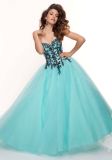 Turquoise Ball Gowns Long Formal Evening Dresses (ED3046)