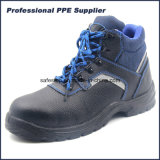 S1p Split Leather PU Injuection Safety Shoe