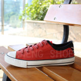 Vulcanized Shoes with Rubber Outsole Canvas Upper (SNC-02170)