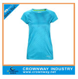 Hot Sell New Design Coolmax Running T Shirt for Lady