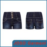 Girls Denim Mini Buttons Shorts (JC6028)