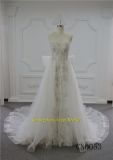 Factory Price Spaghetti Strap Wedding Dress Bridal Gown 2018