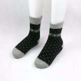 Fashion Design Merino Wool Winter Thermal Hiking Crew Socks
