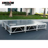 Aluminum All Terain Stage with Fence and Skirt for Concert Exhibition outdoor Stage