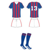 Stripes Digital Printed Soccer Uniform for Soccer Club