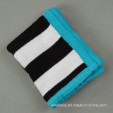 Soft Stripe Sweater Knit Cotton Baby Blanket