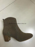 China Lady Winter Boots Supplier PU Leather Rb Sole