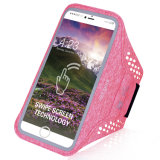 Adjustable Armband with Card and Key Slots for Smartphones