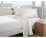 Plain White Cotton Economic Hotel Linen Bed Sheet
