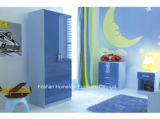 Ottawa Blue High Gloss 3 Piece Kids Bedroom Furniture Set