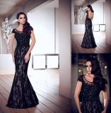 New Party Dress Black Lace Mother Formal Gown Evening Dress E13175